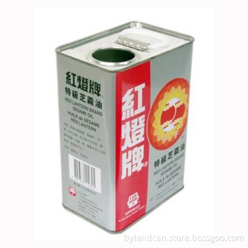 4 Liters Edible Oil Tin Can